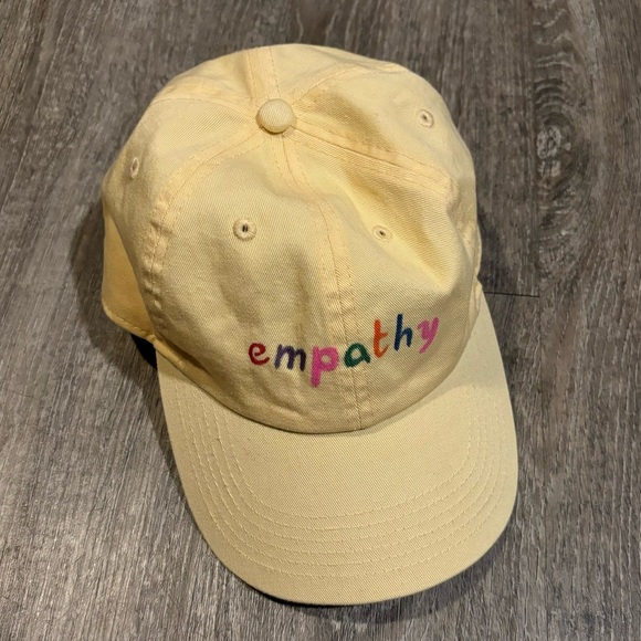 Yellow be kind / empathy baseball cap - Picture 2 of 4